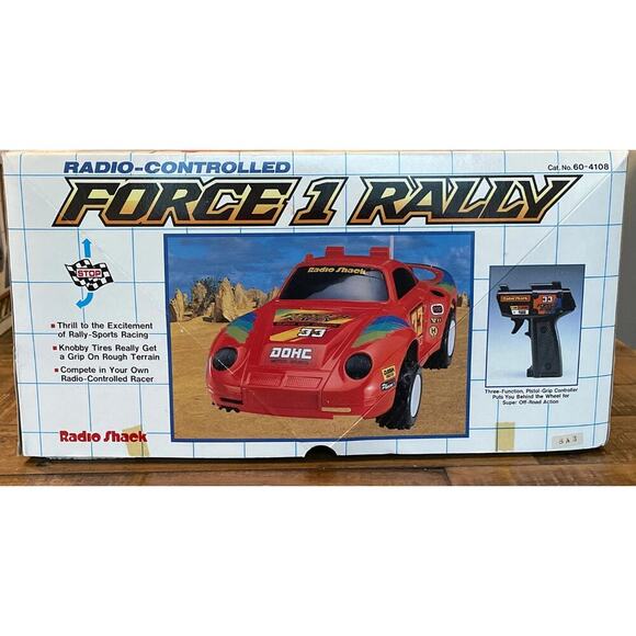 Vintage Radio Shack Force 1 Rally Radio-Controlled Car TESTED - Picture 5 of 5